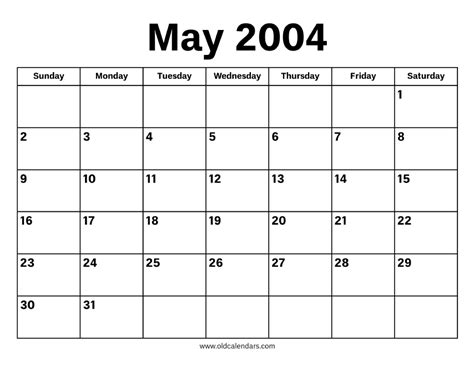 what happened in may 2004.